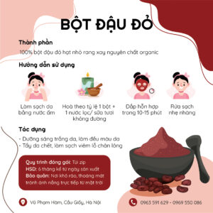 Alternative view of BỘT ĐẬU ĐỎ NGUYÊN CHẤT