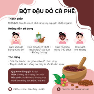 Alternative view of BỘT ĐẬU ĐỎ CÀ PHÊ