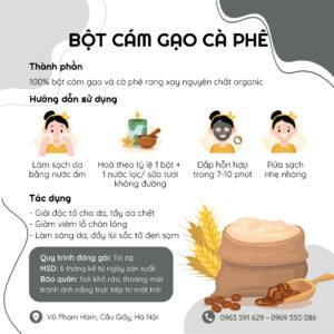 Alternative view of BỘT CÁM GẠO CÀ PHÊ