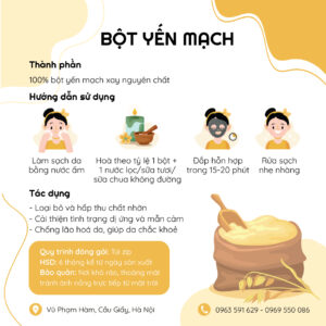 Alternative view of BỘT YẾN MẠCH NGUYÊN CHẤT