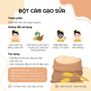 Alternative view of BỘT CÁM GẠO SỮA