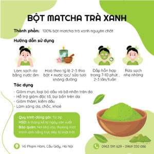 Alternative view of BỘT MATCHA TRÀ XANH