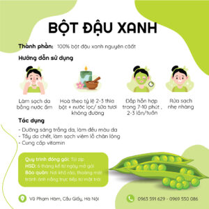 Alternative view of BỘT ĐẬU XANH NGUYÊN CHẤT