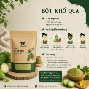 BỘT KHỔ QUA NGUYÊN CHẤT 100G