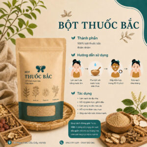 BẠCH THẢO TÁN 100G( thuốc Bắc)